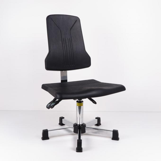 까만 폴리우레탄에 있는 BIFMA X5.1 안락한 인간 환경 공학 ESD 의자