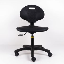 중국 백레스트를 가진 폴리우레탄 ESD 청정실 의자, ESD 안전한 실험실 의자 공장