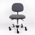 피마자를 가진 의자를 드는 3개 2개 수준 조정 회색 직물 인간 환경 공학 ESD 의자 협력 업체