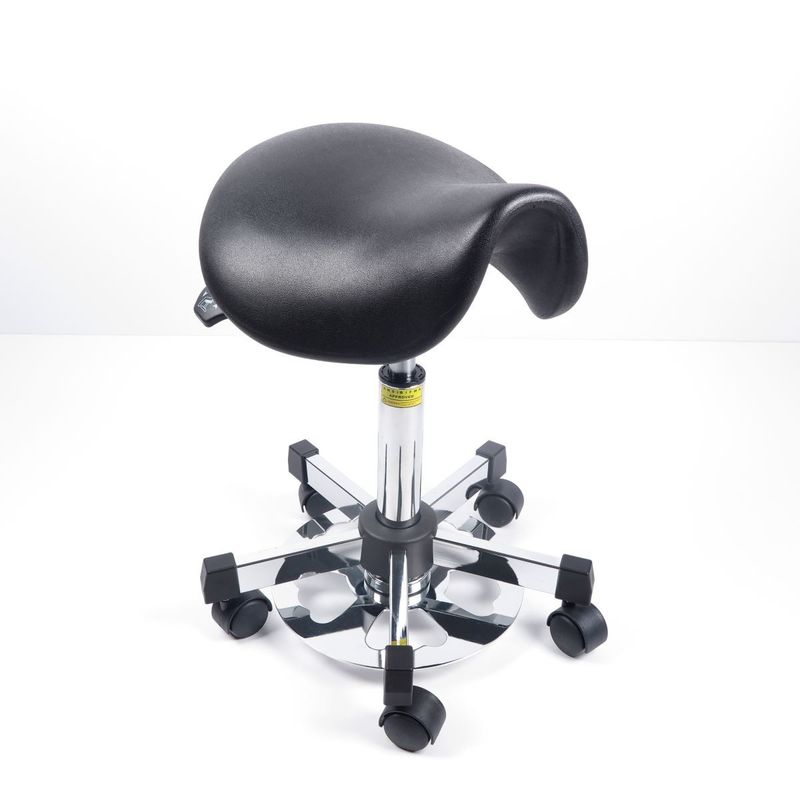 폴리우레탄 인간 환경 공학 ESD 의자 회전대 안장 발판 조정가능한 좌석 각도 협력 업체