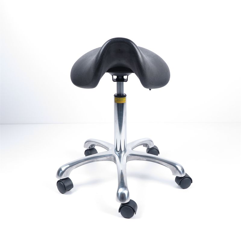 각자 타는 일을 위한 여위는 PU 거품이 이는 ESD 청정실 의자 안장 발판 협력 업체